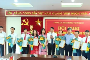 TP Thanh Hóa bổ nhiệm, điều động 15 cán bộ chủ chốt