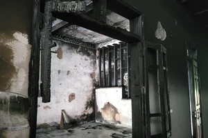 Hiện trường vụ cháy, khiến 3 mẹ con tử vong thương tâm ở Thanh Hóa