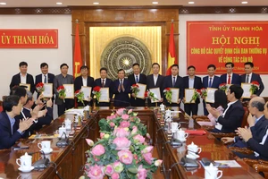 Thanh Hóa điều động, luân chuyển nhiều lãnh đạo chủ chốt