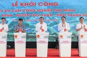Thanh Hóa: Khởi công dự án Cụm công nghiệp Thọ Minh