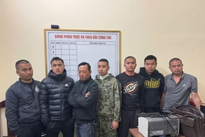 Bắt 7 đối tượng bảo kê bán đào Tết Nguyên đán Ất Tỵ 2025 ở Thanh Hóa