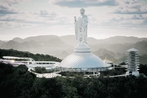 Ngắm mô hình Tôn tượng Phật lớn nhất thế giới ở Thanh Hóa