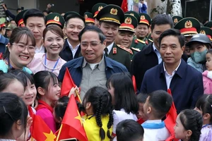 Thủ tướng Phạm Minh Chính dự lễ khởi công Trường liên cấp Cẩm Thạch