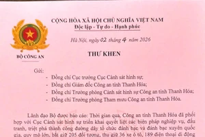 Bộ Công an gửi thư khen các đơn vị triệt xóa đường dây đá gà 1.200 tỉ đồng 