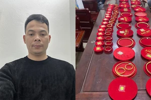 Dùng vàng giả mạ màu đi lừa tiệm vàng 1,6 tỉ đồng
