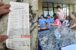 Công an Sầm Sơn thông tin về hóa đơn bữa ăn tối có món ghẹ đỏ 12 triệu đồng 