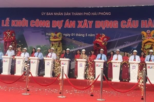 Khởi công 2 cầu quan trọng nối Hải Phòng - Thái Bình