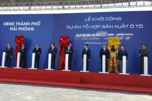 Khởi công nhà máy sản xuất ô tô lớn nhất Việt Nam