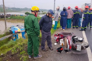 Tai nạn liên hoàn khiến nhiều người bị thương ở Đồng Hới 