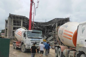 Vụ sập giàn giáo công trình ở Quảng Bình: Sở Xây dựng vào cuộc kiểm tra