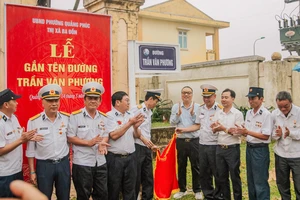 Gắn tên đường mang tên Liệt sỹ Gạc Ma Trần Văn Phương