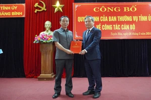 Quảng Bình có 2 tân Bí thư Huyện uỷ