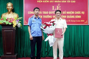 Quảng Bình có tân Viện phó VKSND tỉnh