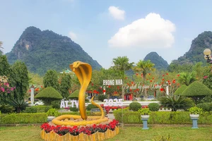 Chiêm ngưỡng linh vật rắn ở Quảng Bình