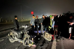 2 người tử vong sau va chạm giữa 2 xe máy trên Quốc lộ 1A