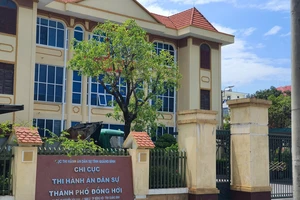 Thi hành kỷ luật nhiều lãnh đạo thi hành án dân sự Quảng Bình