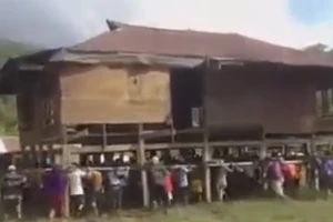 Clip: Di chuyển ngôi nhà nhanh không tưởng