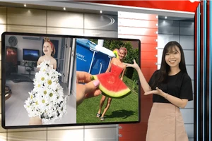 Vui Độc Lạ: Váy áo điệu đà làm từ... rau, củ, quả