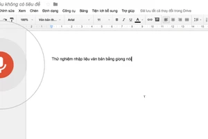 CNTTT: Trích xuất văn bản bằng giọng nói