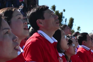 Lễ thượng cờ trên đỉnh Fansipan