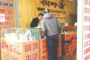 Thị trường sim 11 số: Găm hàng và thổi giá