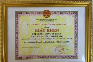 Manulife Việt Nam đóng góp hơn 116 tỷ đồng vào ngân sách