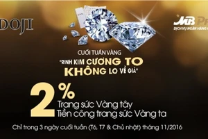 Khách hàng cá nhân tại MB được ưu đãi ở DOJI