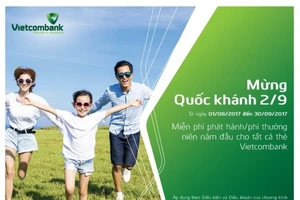 Vietcombank miễn phí phát hành thẻ và phí thường niên