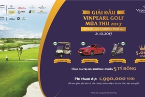 Vinpearl Golf Autumn Tour: tổng giải thưởng hơn 5 tỷ 