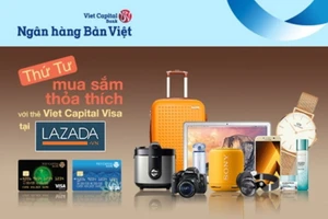 'Tiệc ưu đãi' Lazada dành cho chủ thẻ Viet Capital Visa