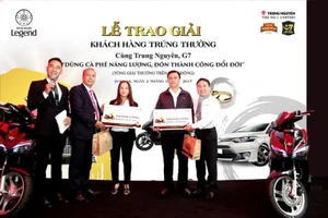 Trao giải đợt 3 chương trình khuyến mãi Trung Nguyên G7