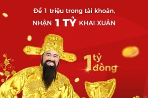 Maritime Bank: Cơ hội trúng thưởng “khủng” 1 tỉ đồng