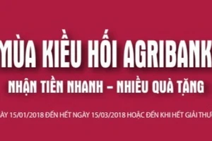 Mùa kiều hối Agribank, nhận tiền nhanh - nhiều quà tặng