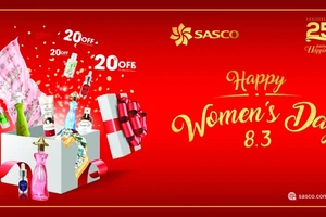SASCO tri ân đặc biệt khách hàng nữ dịp 8-3