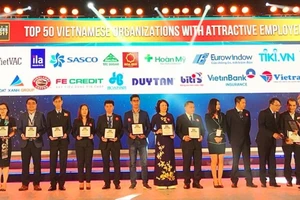 SASCO đạt TOP 50 nhà tuyển dụng hấp dẫn 2017