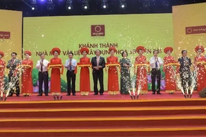 Khánh thành nhà máy vật liệu xây dựng Hoa Sen Yên Bái 