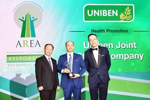 UNIBEN nhận giải “Doanh nghiệp Trách nhiệm châu Á” 2018