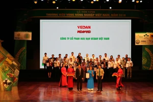 Vedan nhận giải thưởng Thương hiệu vàng nông nghiệp Việt Nam