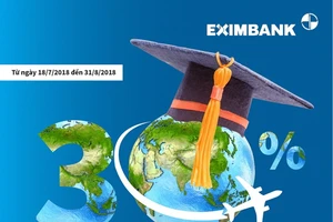 Eximbank ưu đãi phí chuyển tiền mùa du học