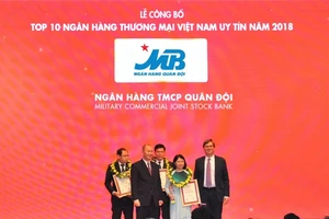 MB thăng hạng trong Tốp 10 NHTM Việt Nam uy tín