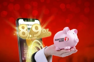 Lãi suất tiết kiệm trực tuyến Maritime Bank lên tới 8,9%