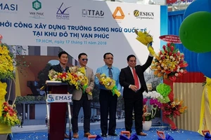 Khởi công xây dựng Trường song ngữ Quốc tế Vạn Phúc