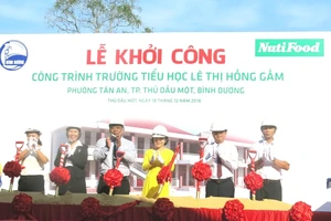 NutiFood tài trợ 10 tỉ xây dựng trường tiểu học ở Bình Dương