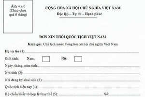 Thông báo của Sở Tư Pháp TP.HCM 