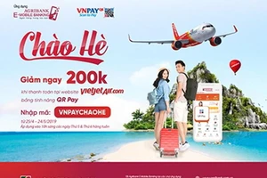 Agribank: Giảm ngay 200.000 đồng khi mua vé Vietjet Air 
