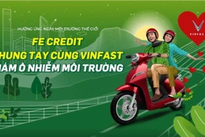 FE CREDIT chung tay cùng VinFast giảm ô nhiễm môi trường