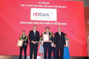 HDBank lọt top 6 ngân hàng thương mại cổ phần tư nhân uy tín