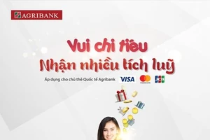 ‘Vui chi tiêu nhận nhiều tích lũy’ cùng thẻ quốc tế Agribank 