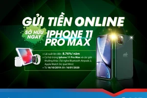 SCB: ‘Gửi tiền online - sở hữu ngay iPhone 11 Pro Max’