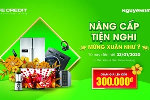 Cùng FE Credit săn sales Nguyễn Kim, sắm tết rộn ràng ​